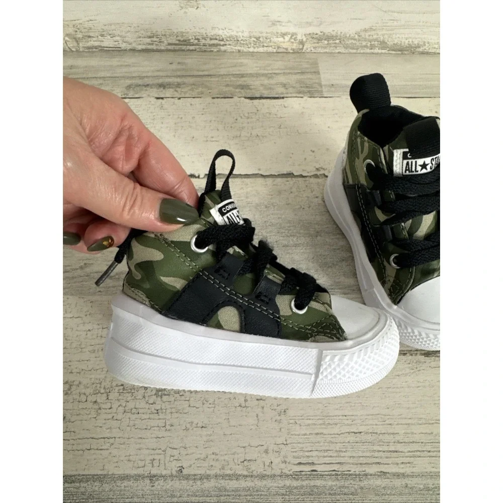 Converse Chuck Taylor Infant All Star‎ Ultra 2 Camo Mid Sneakers Shoes Size 5